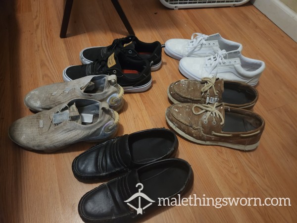Various Men's Sneakers And Shoes