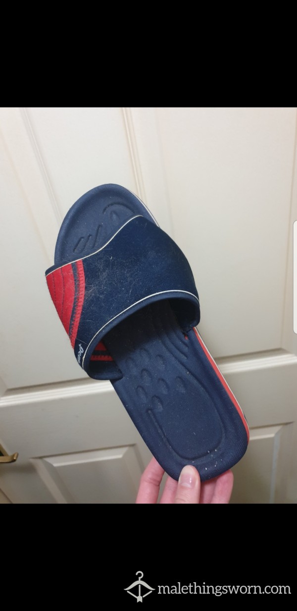 Very Old And Used Flip Flops photo