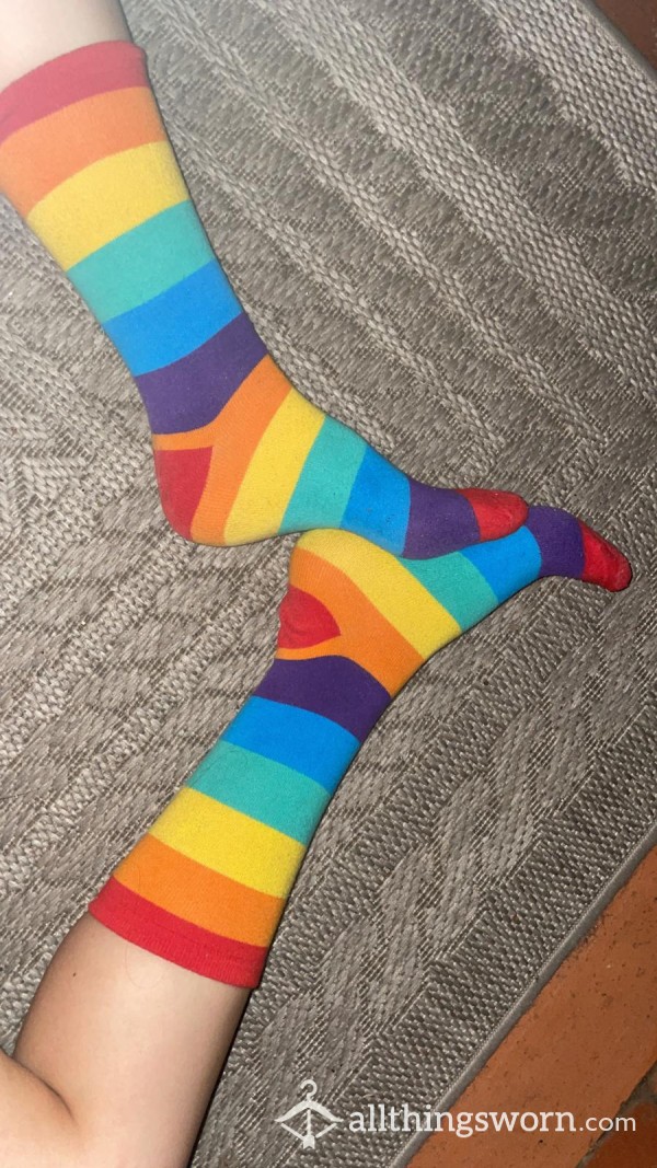 Very Smelly RAINBOW Socks