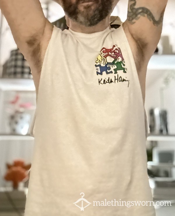 Very Sweaty Keith Haring Gym Vest