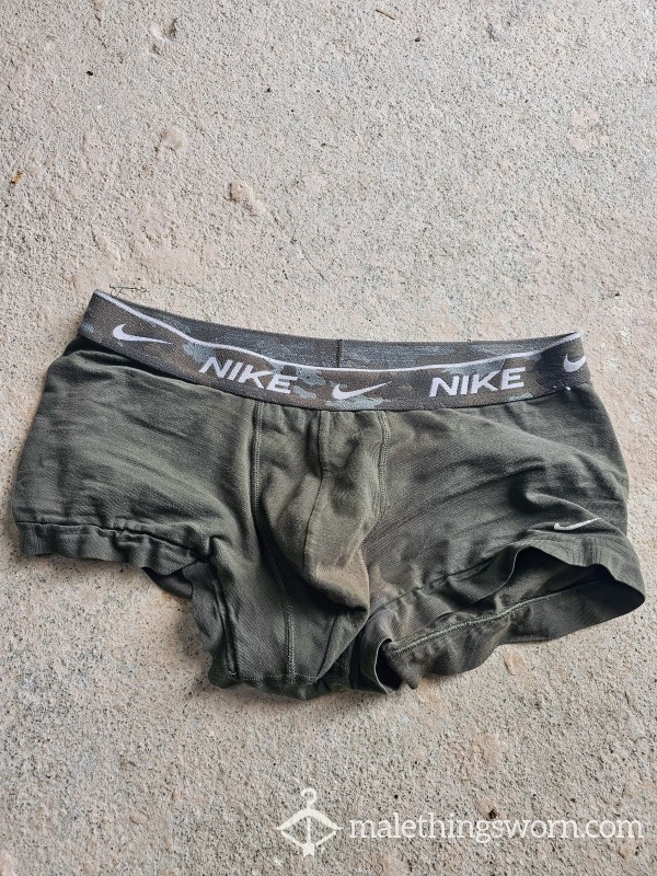 Very Used Green Nike Boxers
