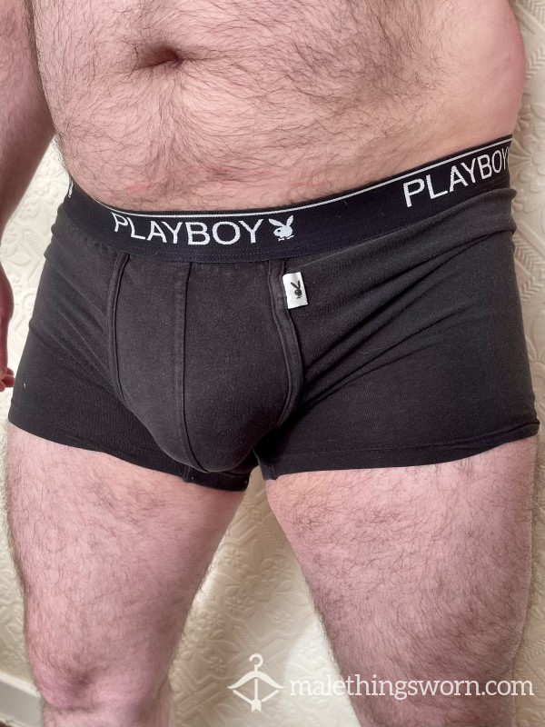 Very Well Used, Black Playboy Boxers