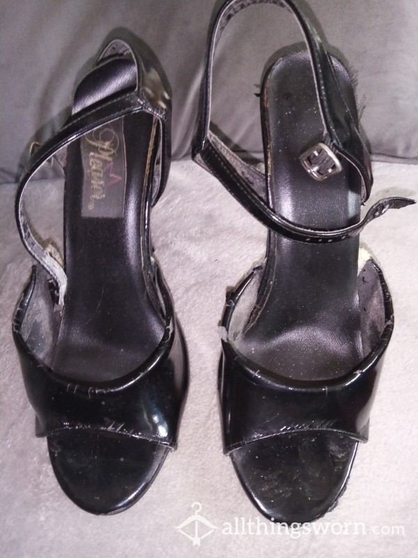 Very Well Worn Pleaser Strappy Shoes