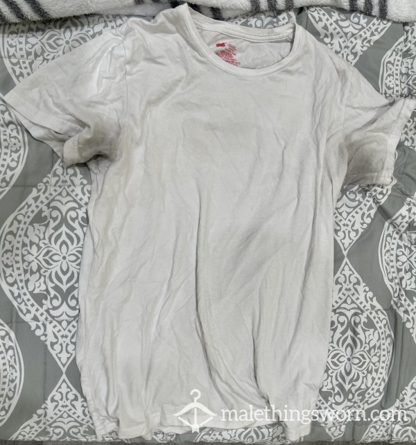 Very Well Worn White T-shirt