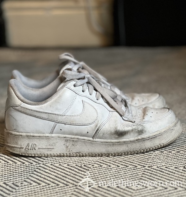 Very Worn White Nike