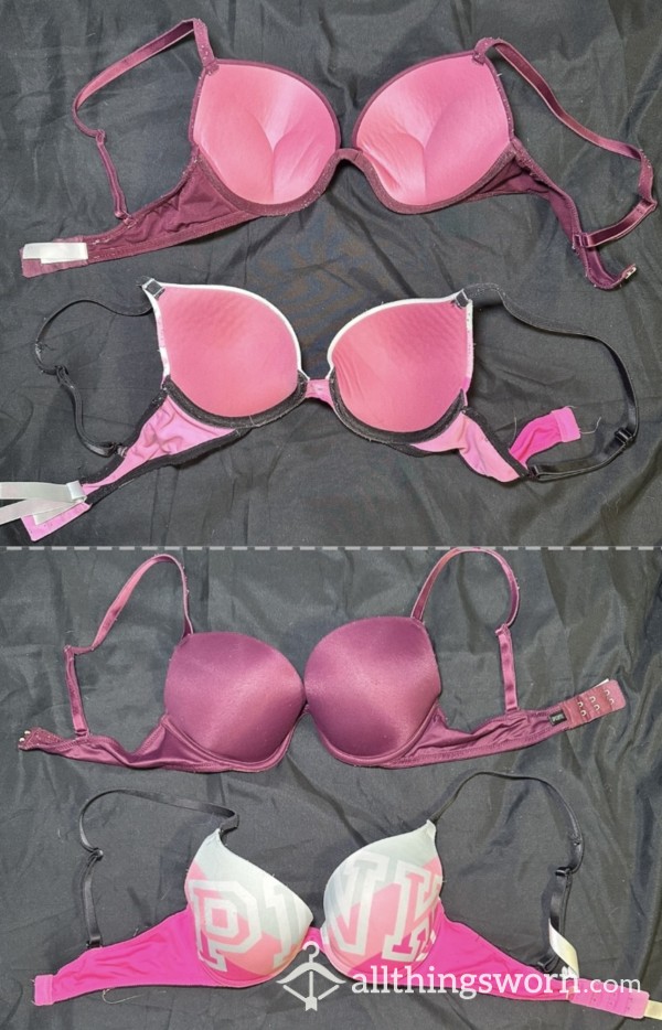 Victoria Secret/Pink Push Up Bras 32B