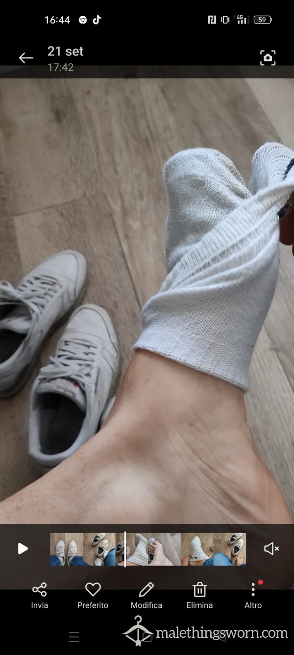 Video Of My Feet, Socks And Shoes