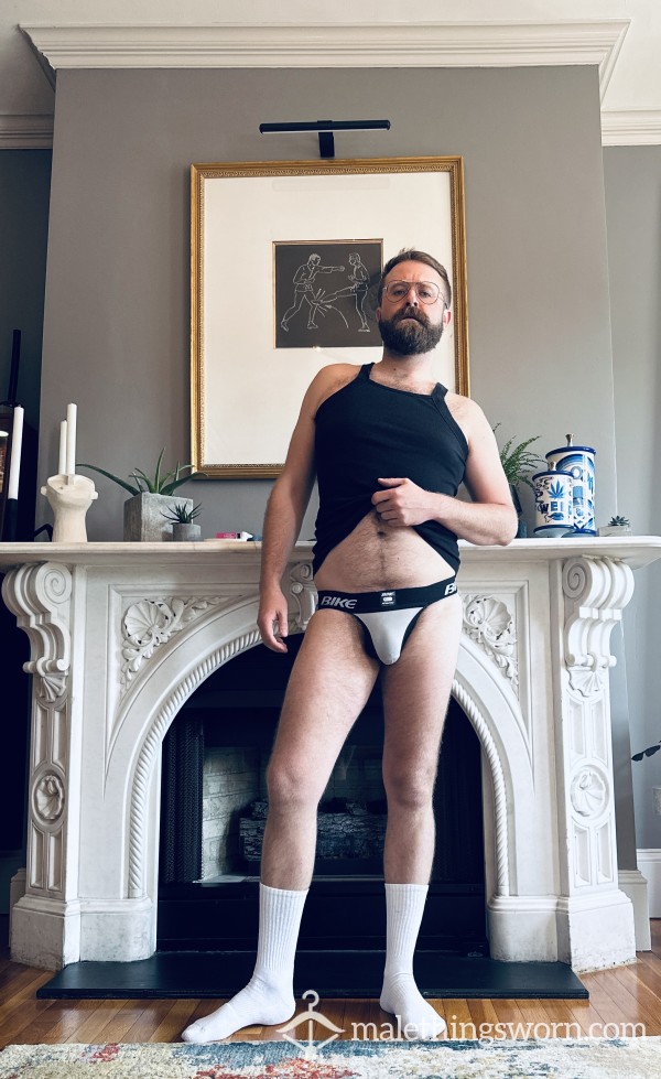 Vintage Bike Jock With Cup Pouch