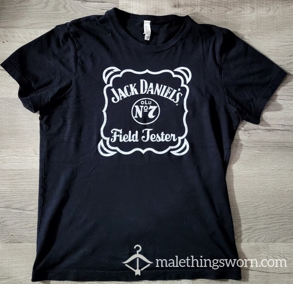 Vintage Jack Daniel's Old #7 T-shirt. Lived In For Three (3) Days Straight. Work,home, And Sleep.