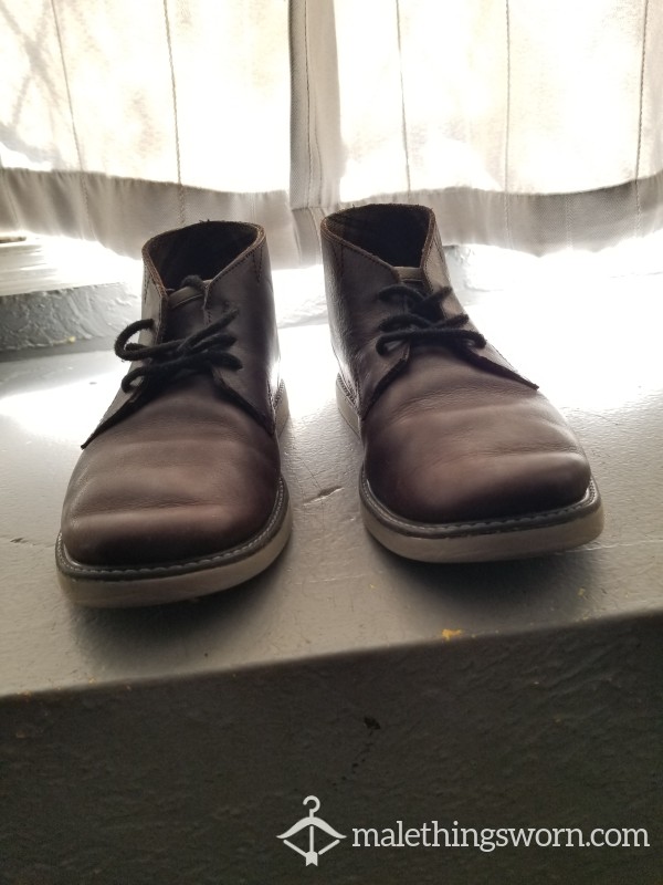 Volcom Brown Leather Shoes