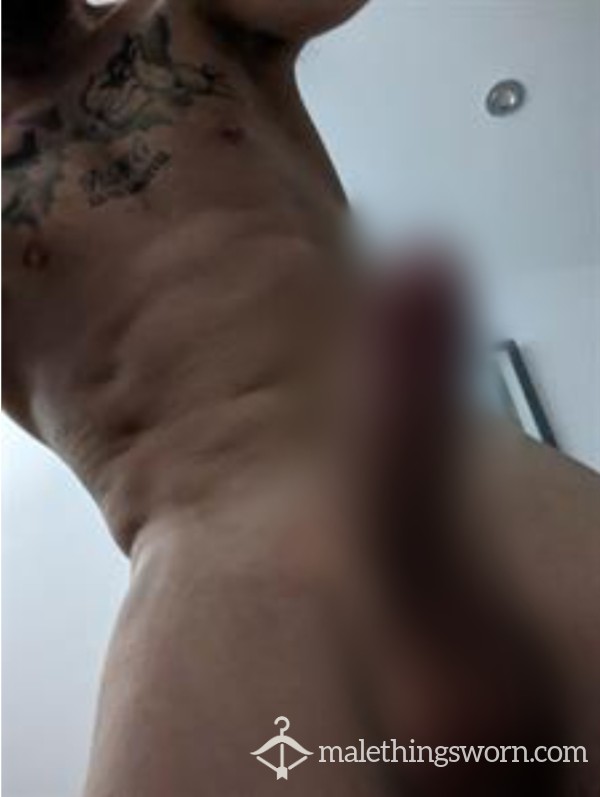Wanking 9 Inches Of Solid Cock