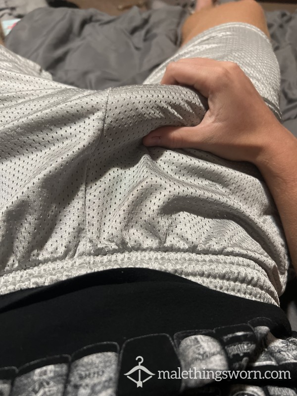 Watch Me Rub My Cock In Athletic Shorts For You