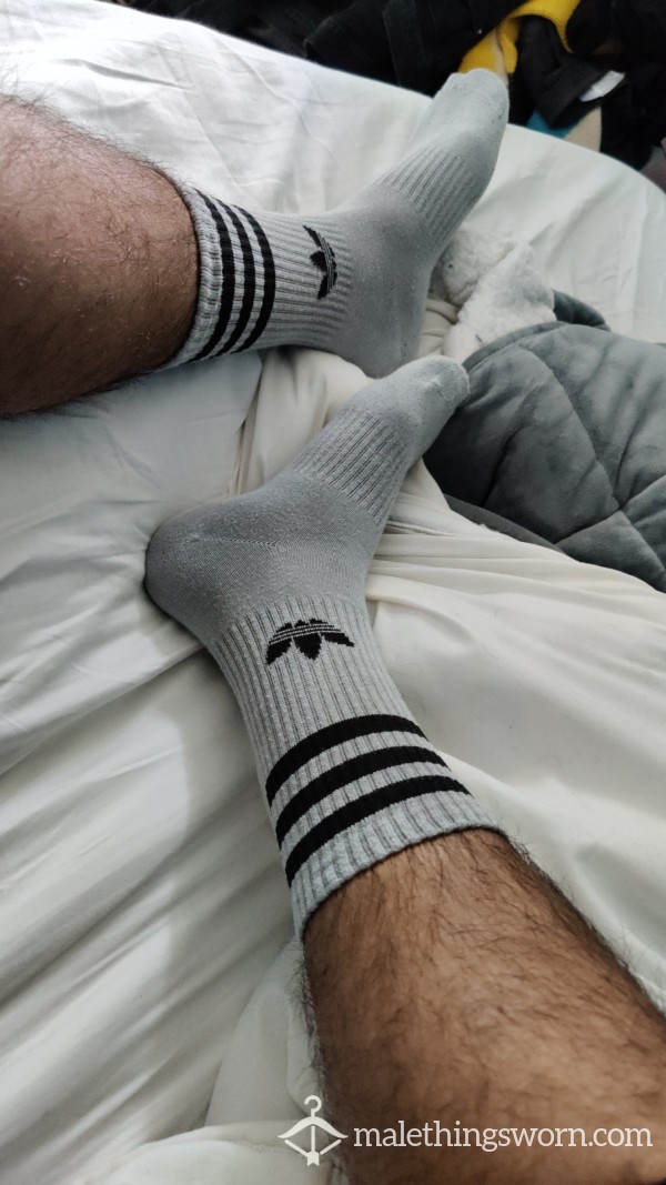 Well Worn Sport Socks - Grey Adidas