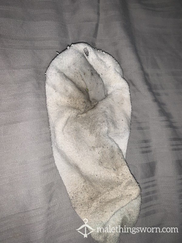 Well Worn And Well Cummed Into Trainer Sock 😈