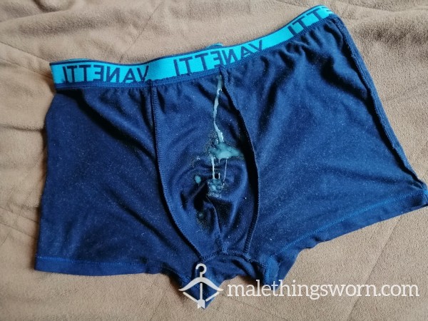 Well Worn Boxers With Cum