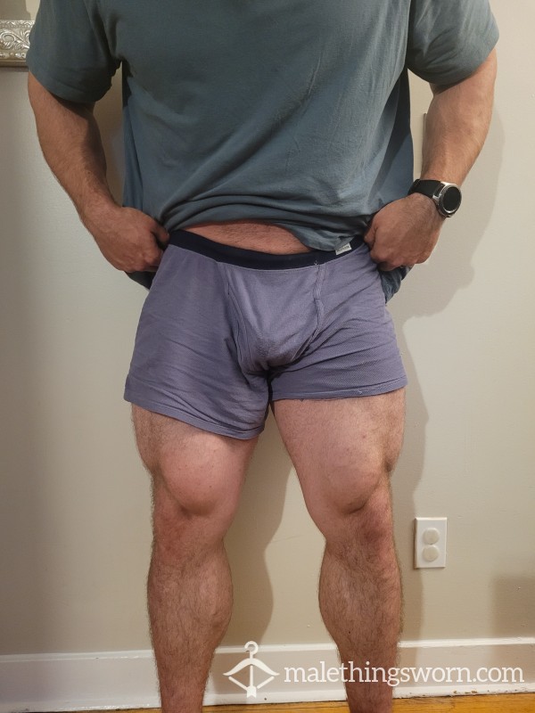 Well-Worn Briefs- Worked In All Day And Workout Out In All Night