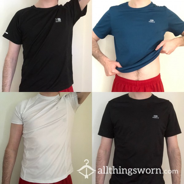 Well-worn Gym And Cotton T-shirts Worn To Order