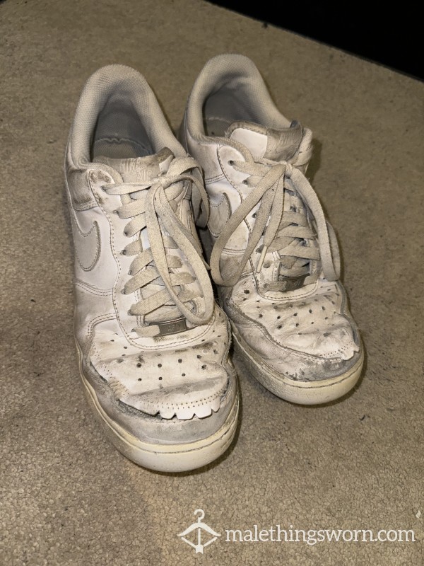 Well Worn Gym And Work Shoes