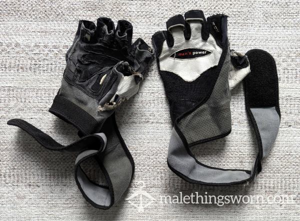 Well-worn Gym Gloves