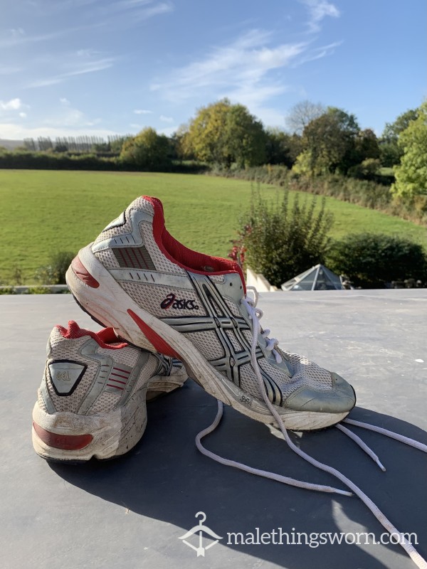 Well Worn Running Trainers But Still Useable