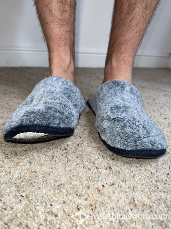 Well-worn Smelly And Ruined Slippers