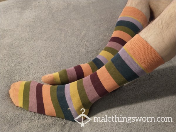 Well-Worn Striped Socks photo