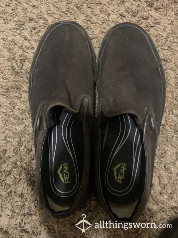 Well-worn Work Shoes