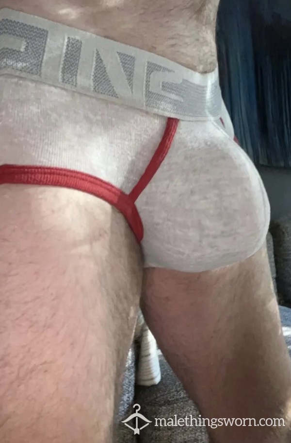 White And Red Briefs Cin2