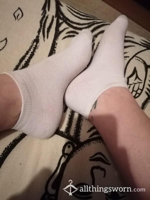 White Ankle Socks 😍