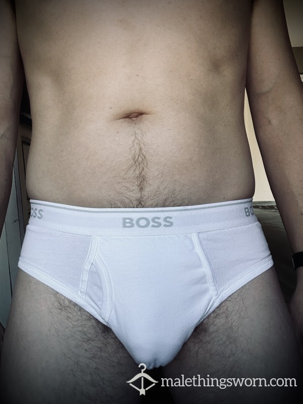 White Boss Traditional Style Briefs
