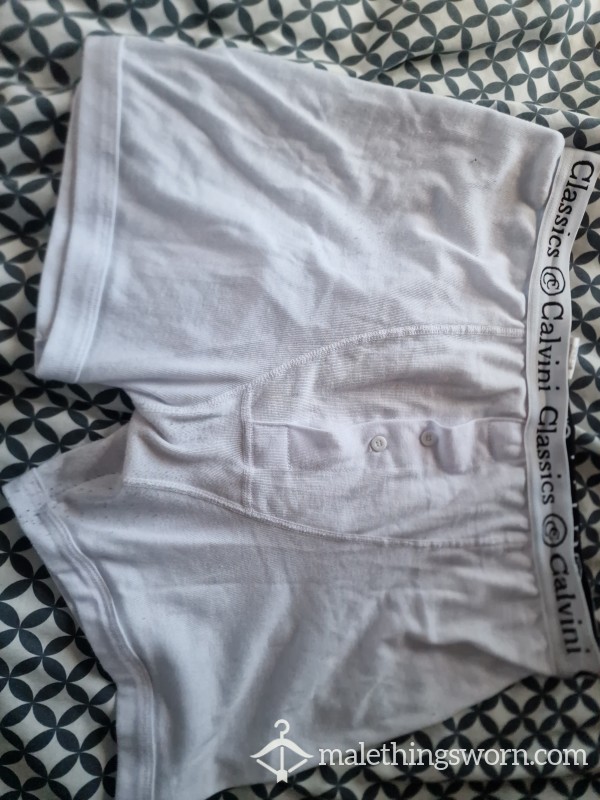 White Boxers- 3nights/ 4days Of Wear