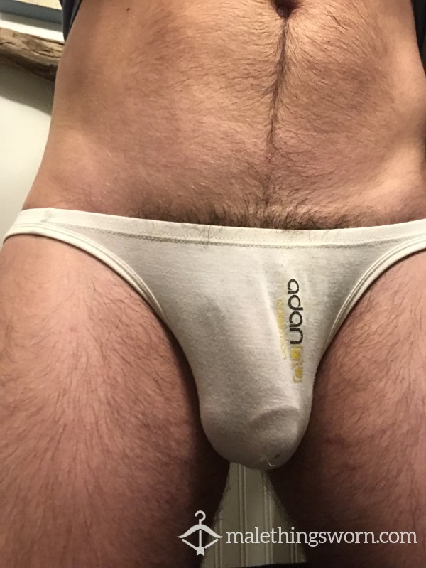 ***SOLD*** White Briefs Scented With A Virgin's Body Smell