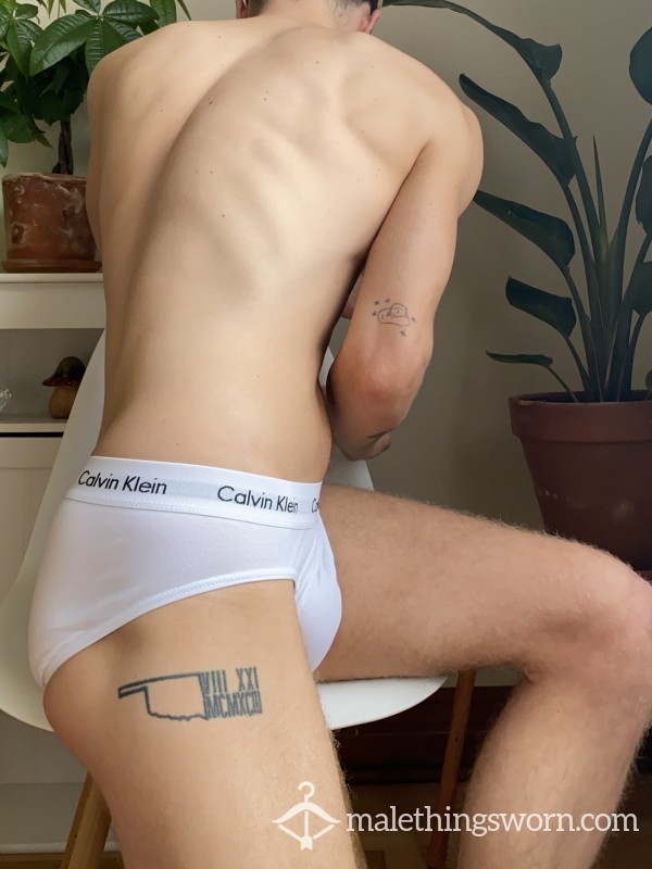 White Calvin Klein Briefs