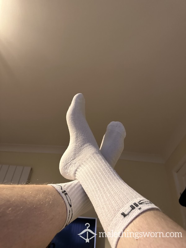 White CK Socks