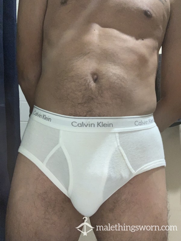 White Clavin Underwear