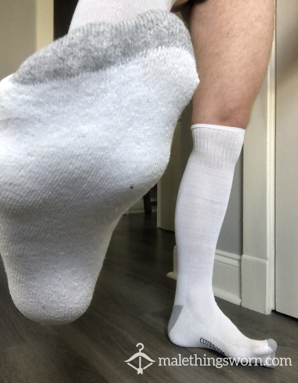 White Club Room Long Socks