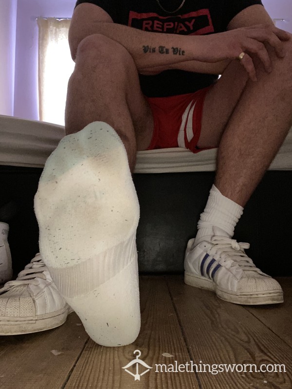 White footie socks photo