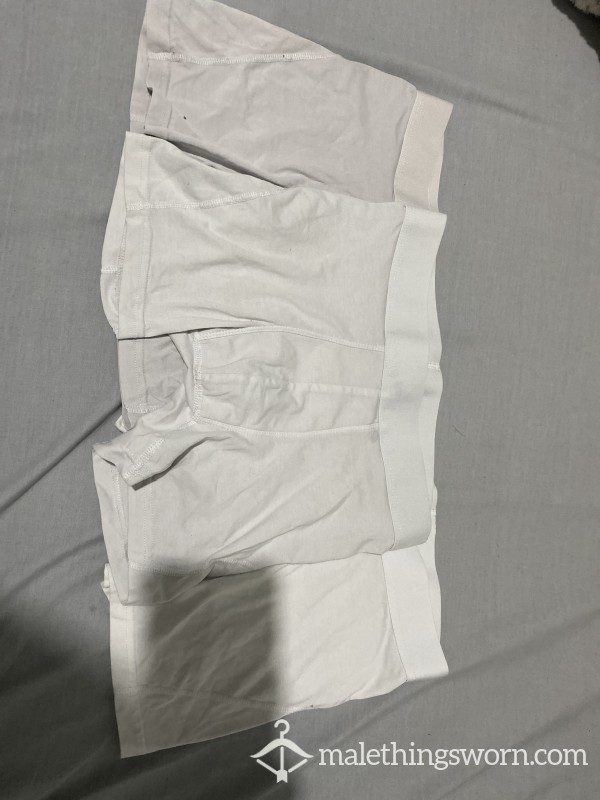 White H&m Boxers Can Do Extras