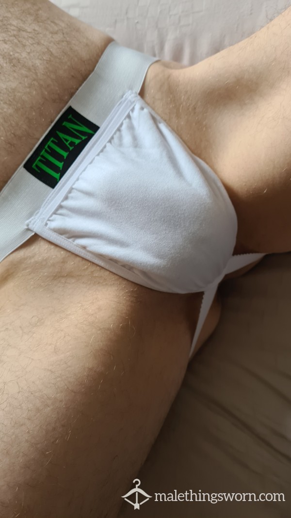 White Jock Strap #Ready To Be Customised#