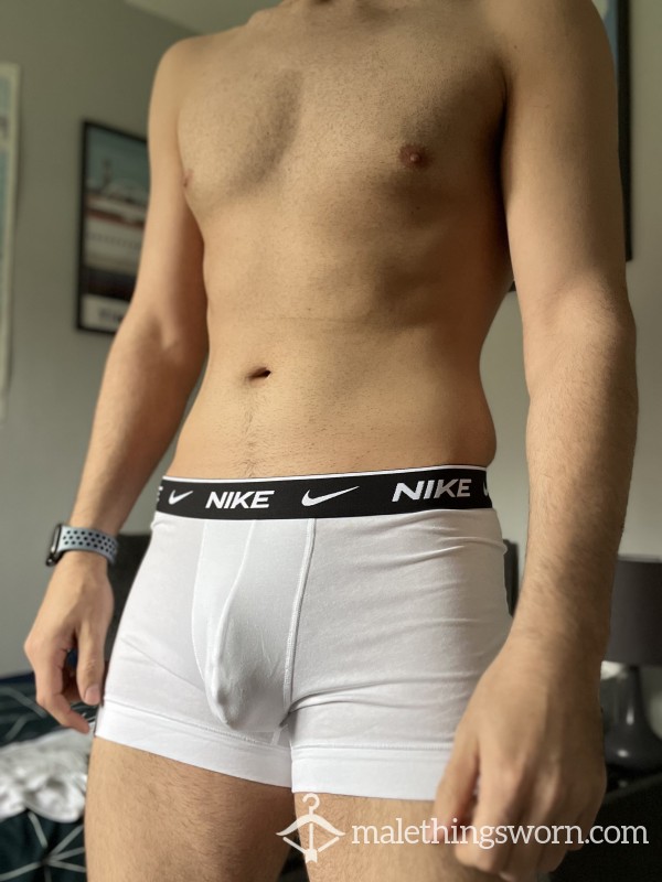 White Nike Boxers