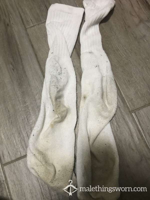 White Socks To Get Nice And Used And……