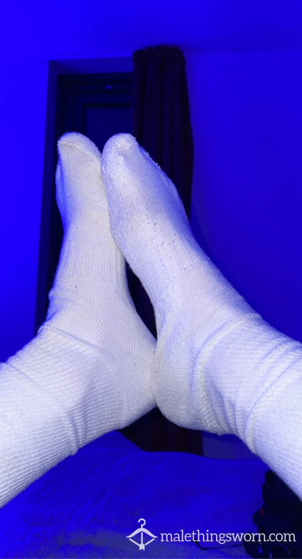 White Socks Worn On Hot Day