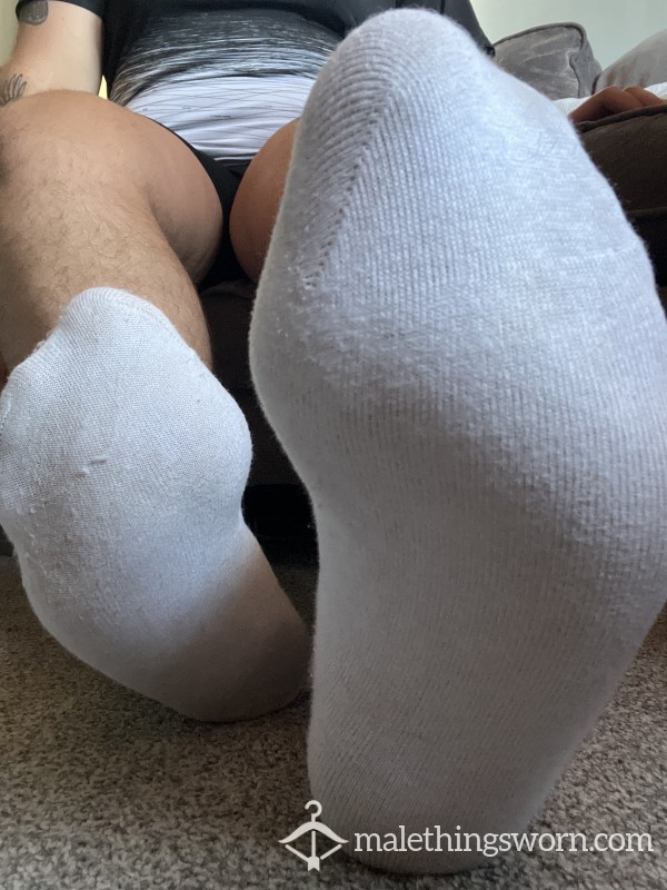 White Sports Socks