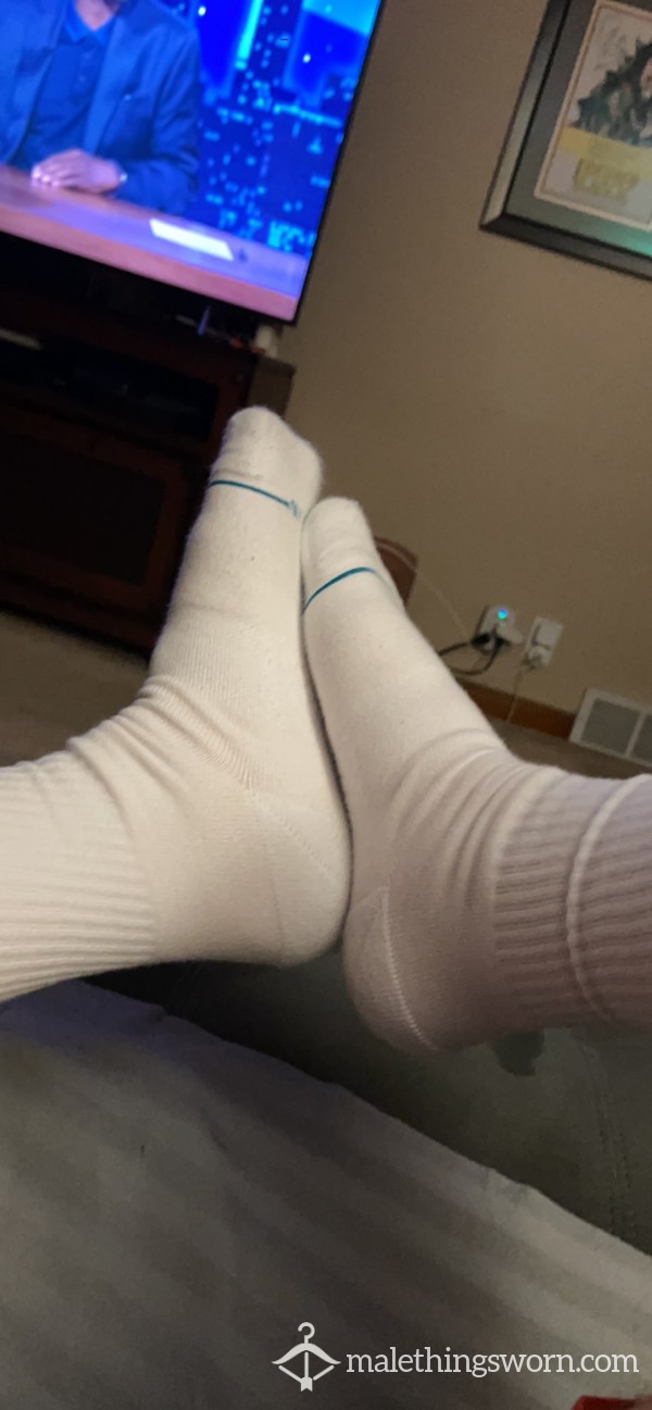 White Stance Socks