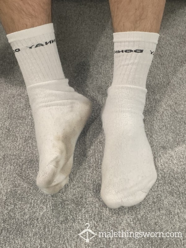 White Stinky Sport Socks