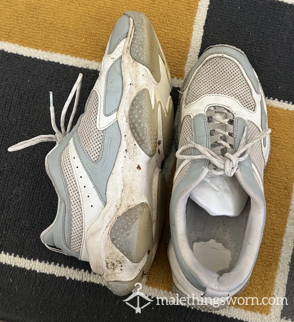 White Trainers - Well Worn