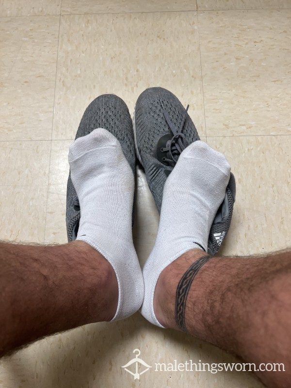 White UA Socks