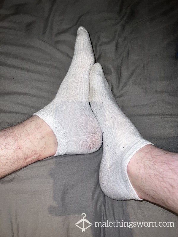 White Used Men’s Ankle Socks