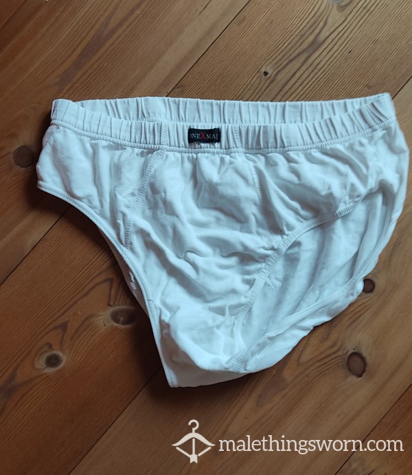 White Used Underwear