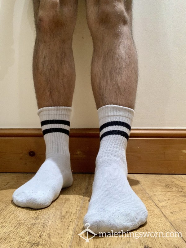 White Used Socks